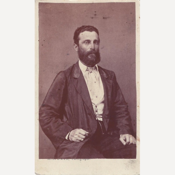 Portret de bărbat, Moritz Benedict Baer
