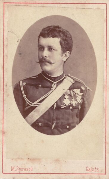Carte-de-visite militar – Atelier Mihail Spirescu