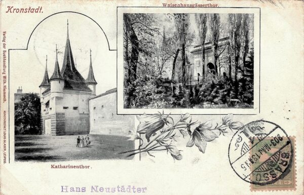 Carte poștală ilustrată – Brașov, Kronstadt