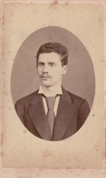 Portret de bărbat – Atelier Carol Szathmari, București
