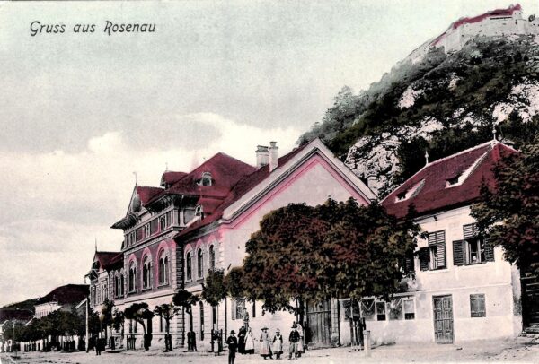 Râșnov, Rosenau, centrul
